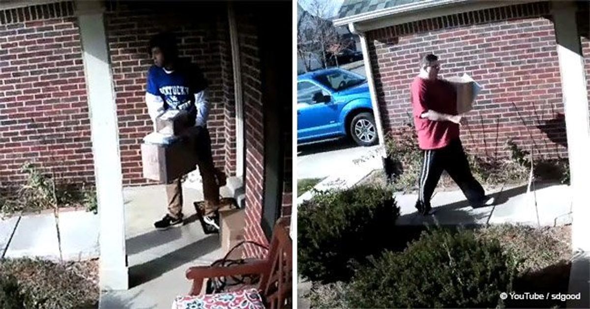 Thief Steals Packages Off Man S Porch But Homeowner Instantly Gets Packages Back