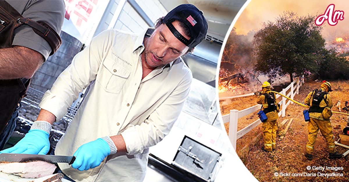 Matthew McConaughey of 'Dallas Buyers Club' Helps Prepare Meals for(00)