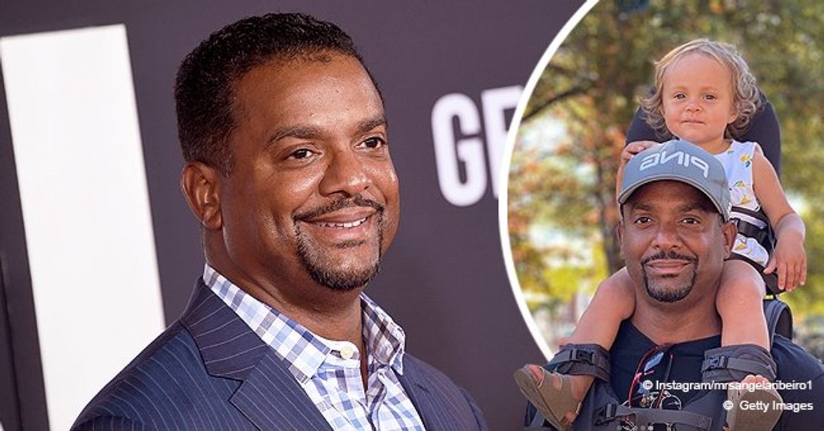 Check Out Alfonso Ribeiro's Baby Daughter Ava Sitting on Her Father's