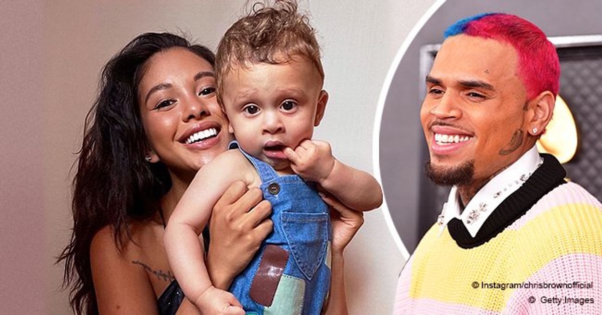 Chris Brown Shares Adorable Pic of His Son Aeko Wearing a Denim ...