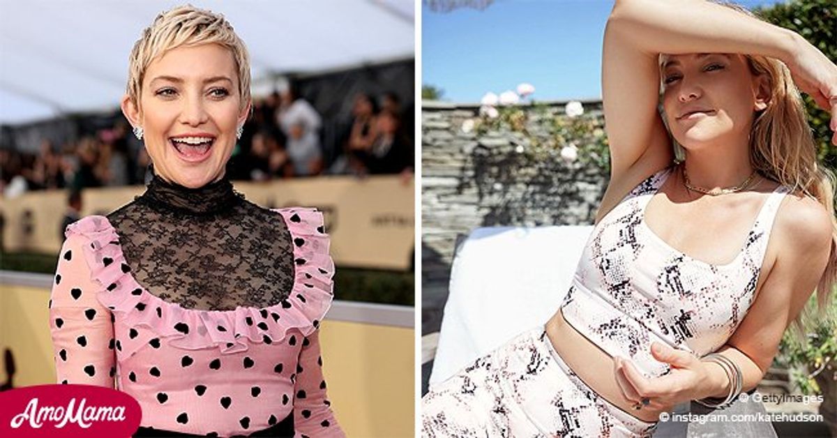 Kate Hudson Puts Her Toned Belly on Display in a Hot Snakeskin Sports ...