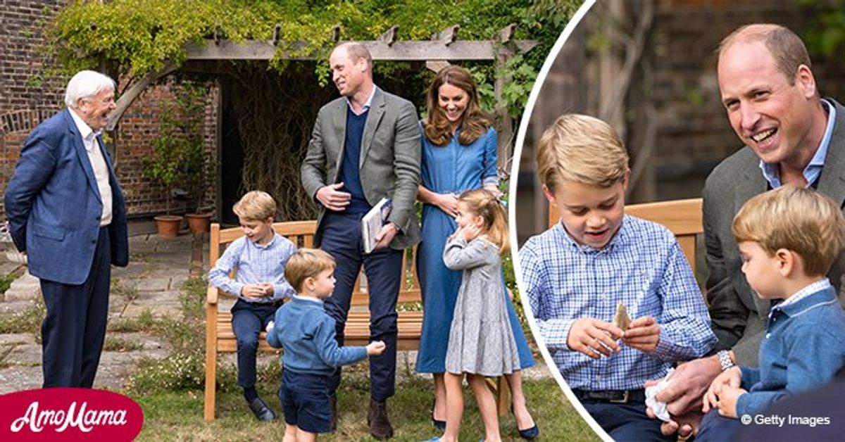 Sir David Attenborough Thrills Prince with a Special Gift from