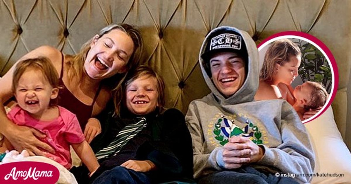 Kate Hudson Posts Adorable Photo with Daughter Rani during Bath Time