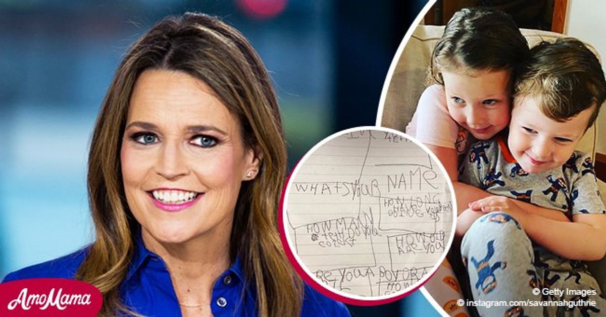 'Today' Host Savannah Guthrie Gushes over Daughter Vale's Cute Letter