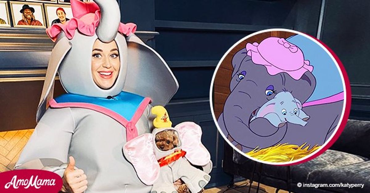 Pregnant Katy Perry Wears Dumbo Costume and Sings 'Baby Mine' during