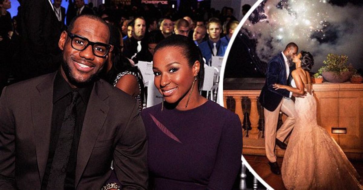 NBA Star LeBron James and Wife Savannah James Celebrate Their Eighth ...