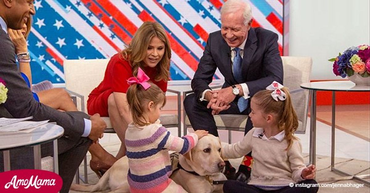 Jenna Bush Hager's Daughters Meet Service Dog Sully One Last Time since