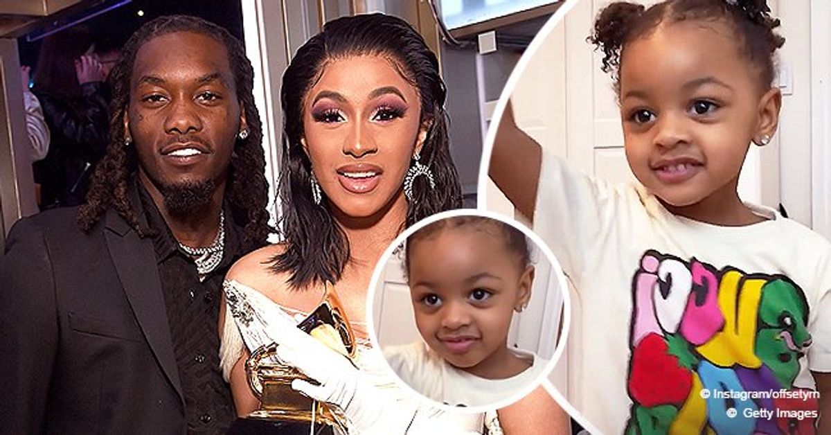 Cardi B & Offset's Daughter Kulture Dances In A Trendy Gucci T-shirt 