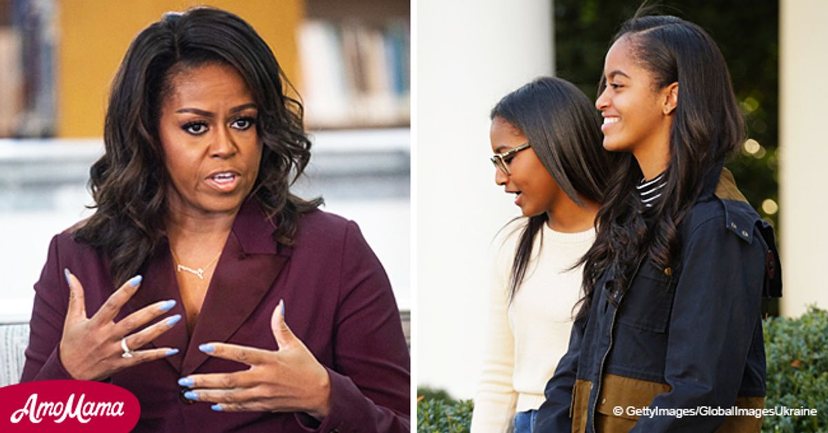 Michelle Obama Admits Daughters Sasha and Malia 'Couldn't Be More ...