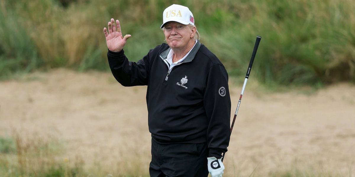 Donald Trump's Hair at His Las Vegas Rally Looked Noticeably Different from the Day Before — Photos