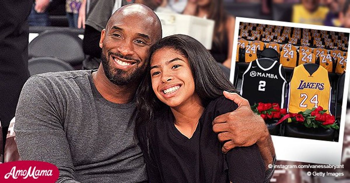 Vanessa Bryant Shares Heartfelt Photo of Laker's Tribute to Her Late ...