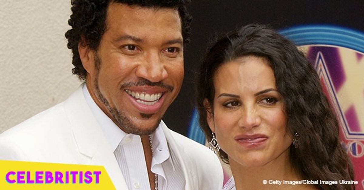 Lionel Richie's ex-wife stuns in off-the-shoulder wedding dress in ...