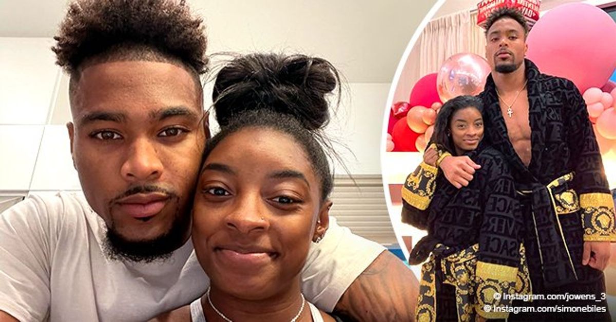 Simone Biles Gets Cozy Posing in a Photo with Boyfriend Jonathan Owens ...