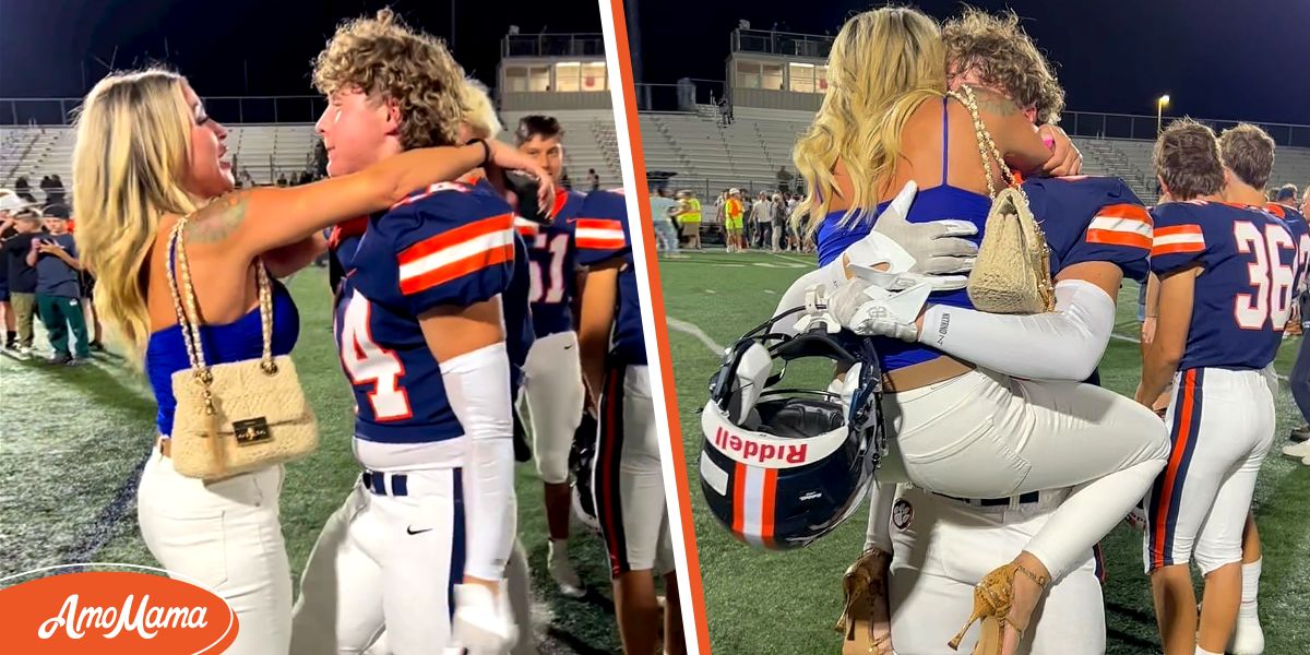 Mom Slammed for ‘Inappropriate’ Hug with Teen Son at Football Game ...