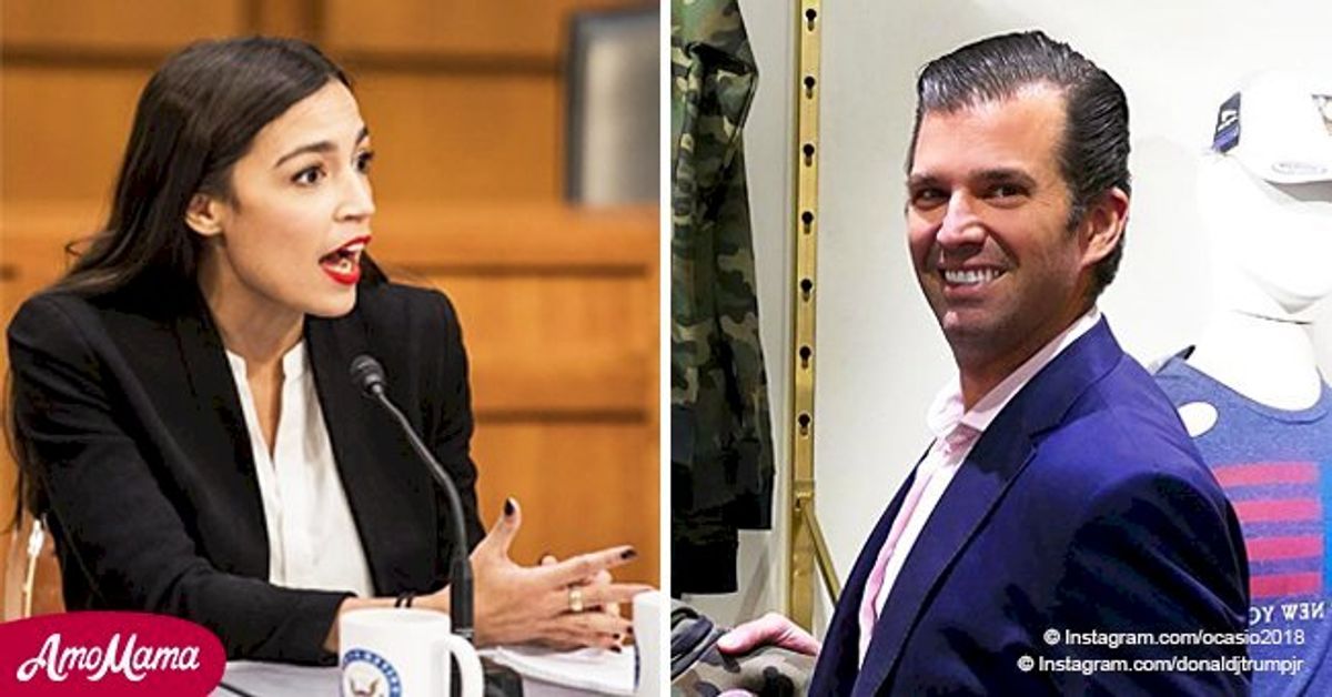 ocasio cortez donald trump jr