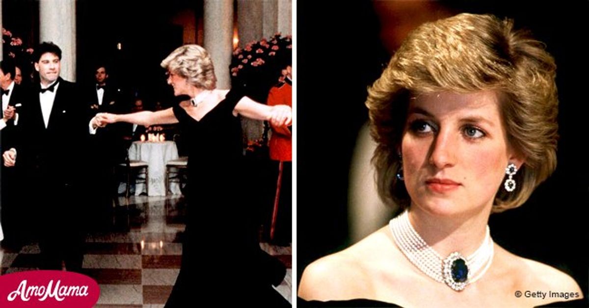 Princess Diana's Navy Blue Gown Worn When She Danced with John Travolta