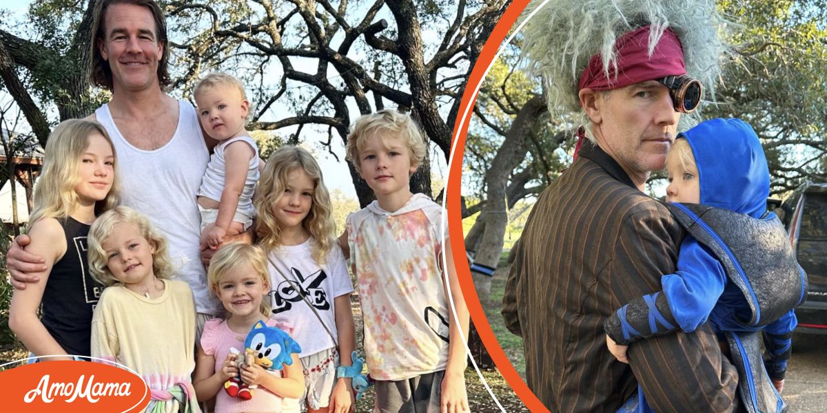 Doting Dad James Van Der Beek Shares Pics of All 6 of His Kids Donning