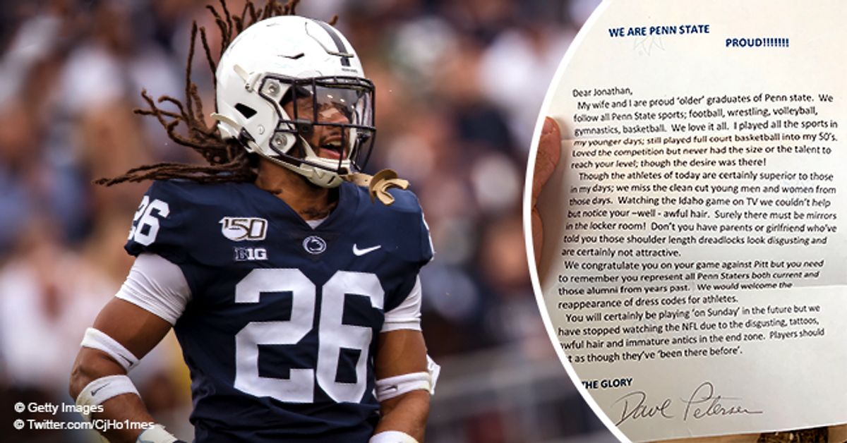 Jonathan Sutherland, a Penn State Football Player, Receives Letter from