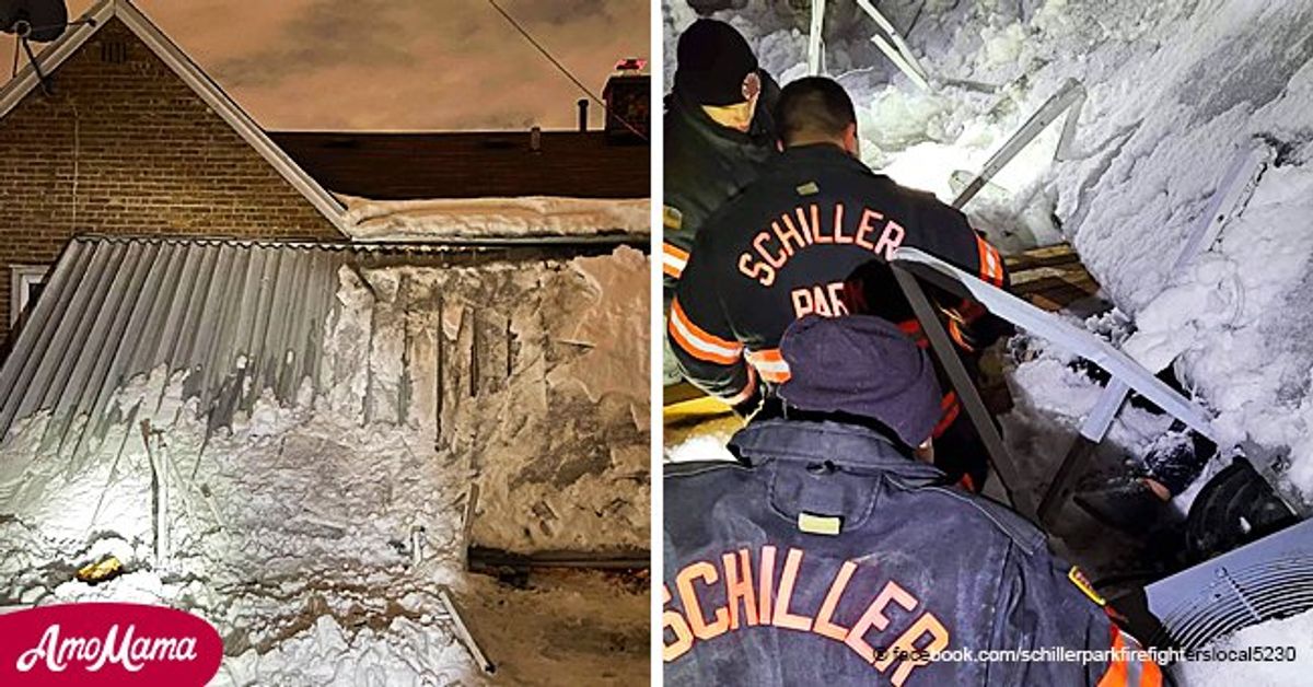 Firefighters Rescue a Woman Trapped in the Cold for 10 Hours under Snow(02)