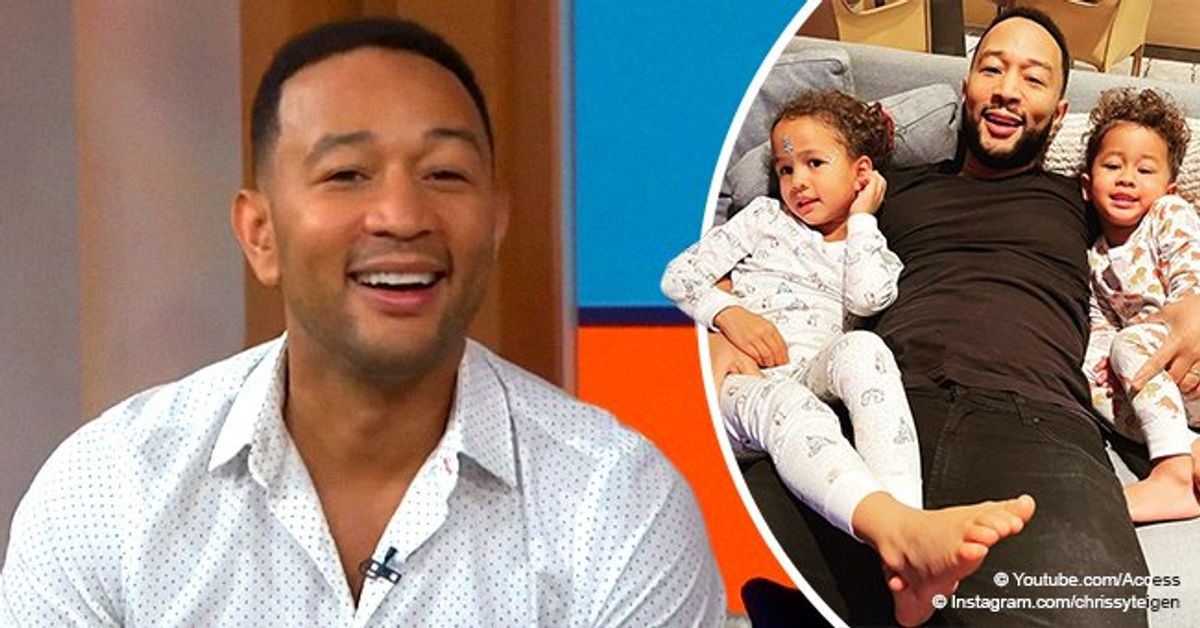 John Legend Hugs His Kids Luna & Miles in a New Family Photo — Do They(02)