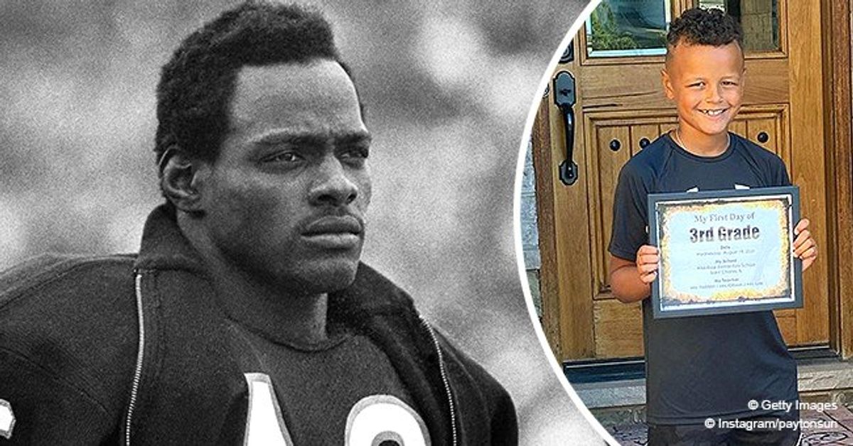 See How NFL Legend Walter Payton's Look-Alike Grandson Prepared For 3rd ...