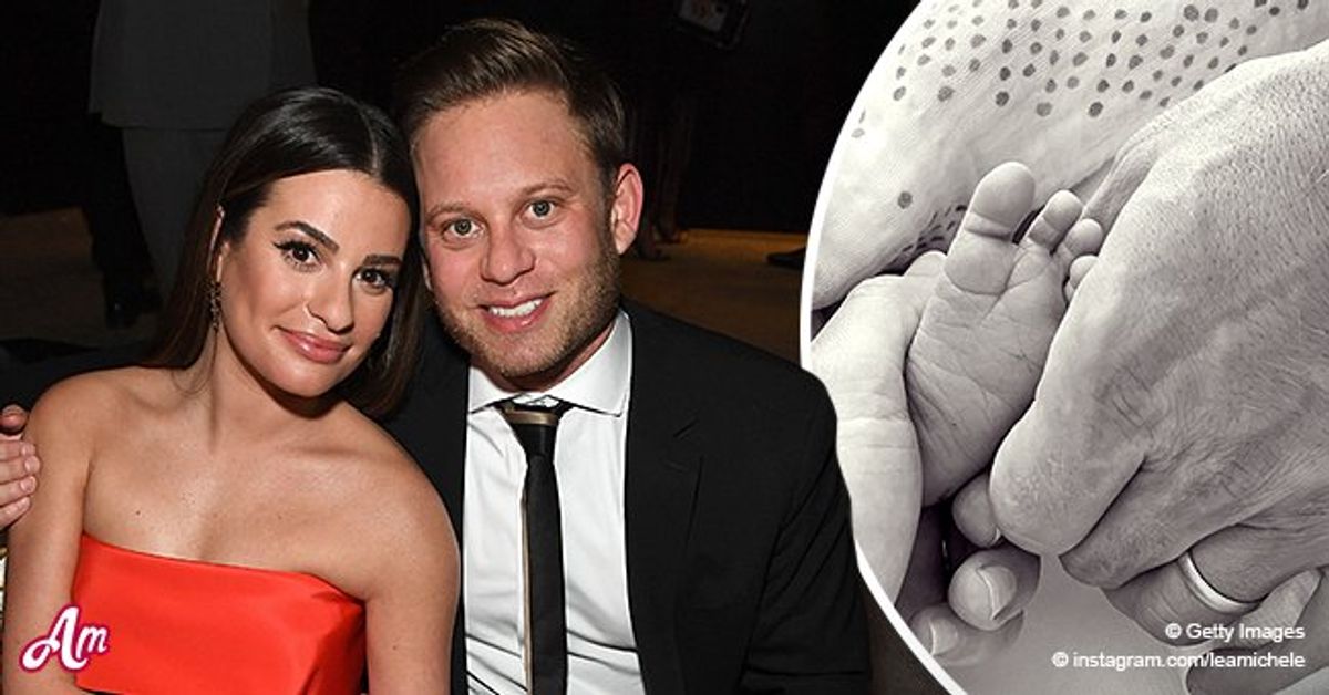 Lea Michele Her Husband Zandy Reich Their First Child, Ever Leo