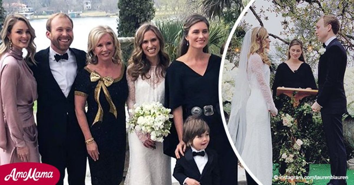 H.W. Bush’s Granddaughter Ashley Weds a Filmmaker and the