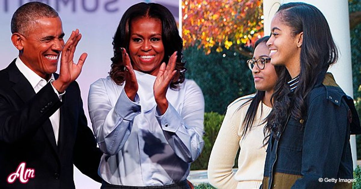 Michelle Obama Says She & Barack Barely Get a Word in with Outspoken ...