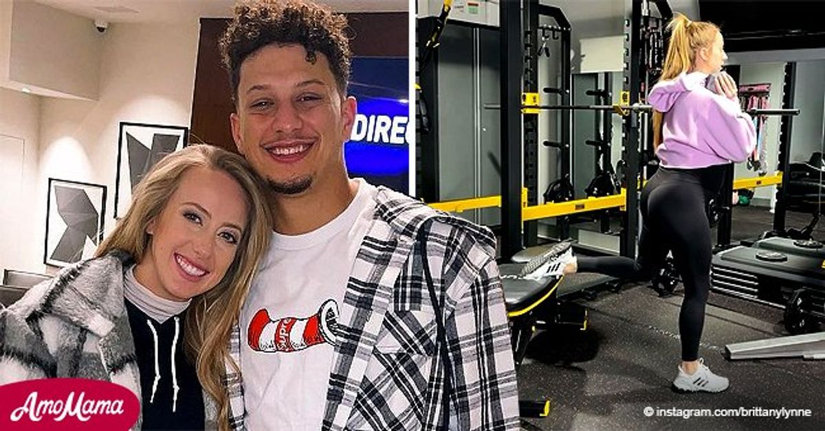 Patrick Mahomes' Heavily Pregnant Fiancée Shares Her Home Workout ...