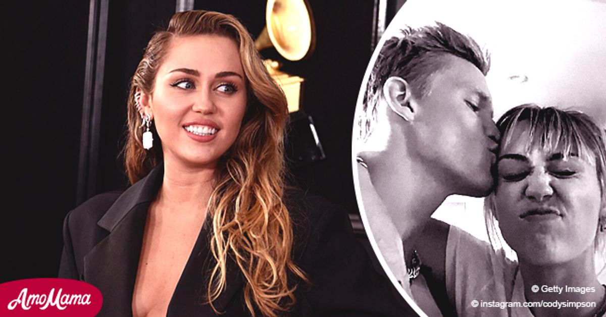 Cody Simpson Kisses Miley Cyrus on Her Forehead in a Romantic Selfie