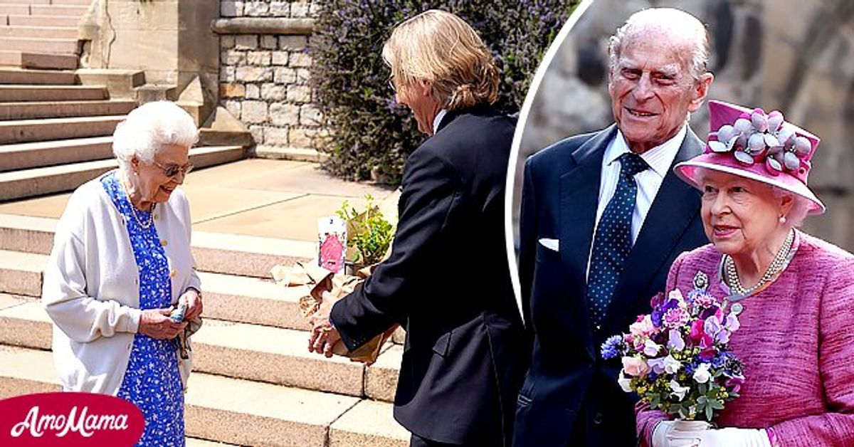 Royal Family Shares Photos of the Queen Receiving a Floral Tribute to