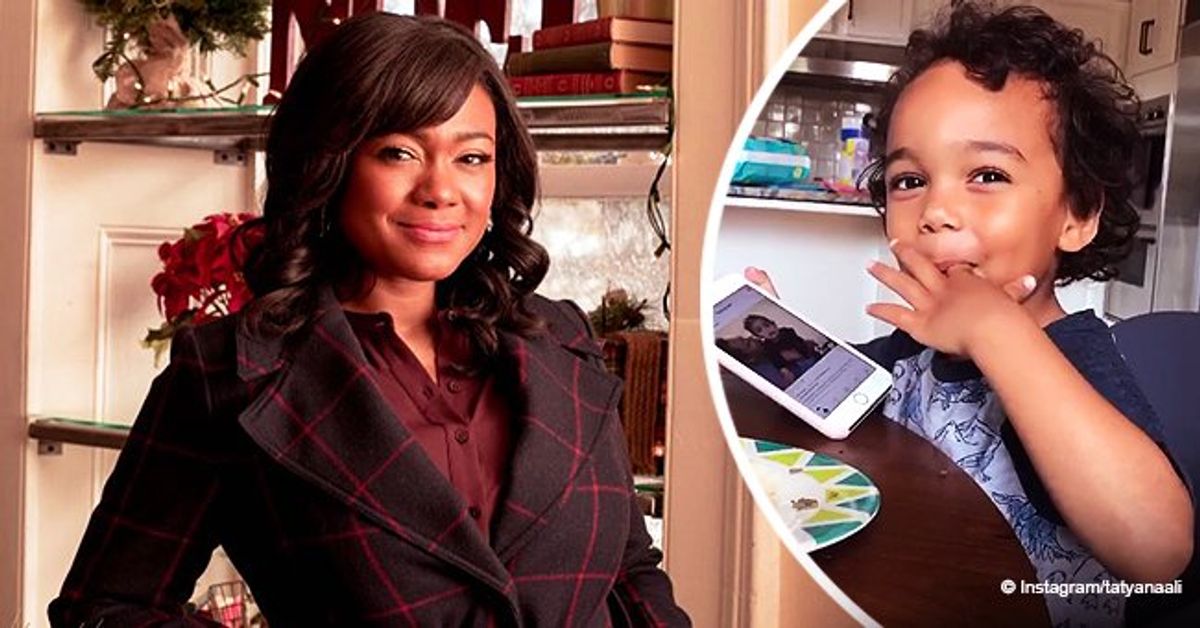Tatyana Ali Melts Hearts with Sweet Clip of CurlyHaired Son Edward