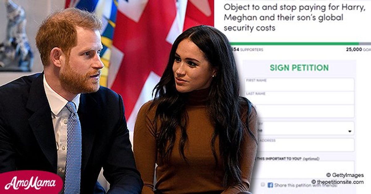 Harry & Meghan's Security Bill Debacle Causes Thousands to Sign