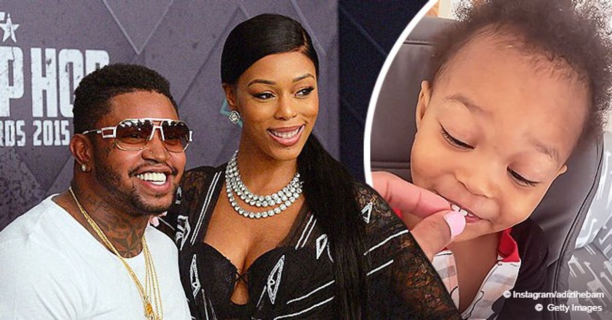 See Lil Scrappy Bambi #39 s Son Breland #39 s Cute Face as He Takes Part in a