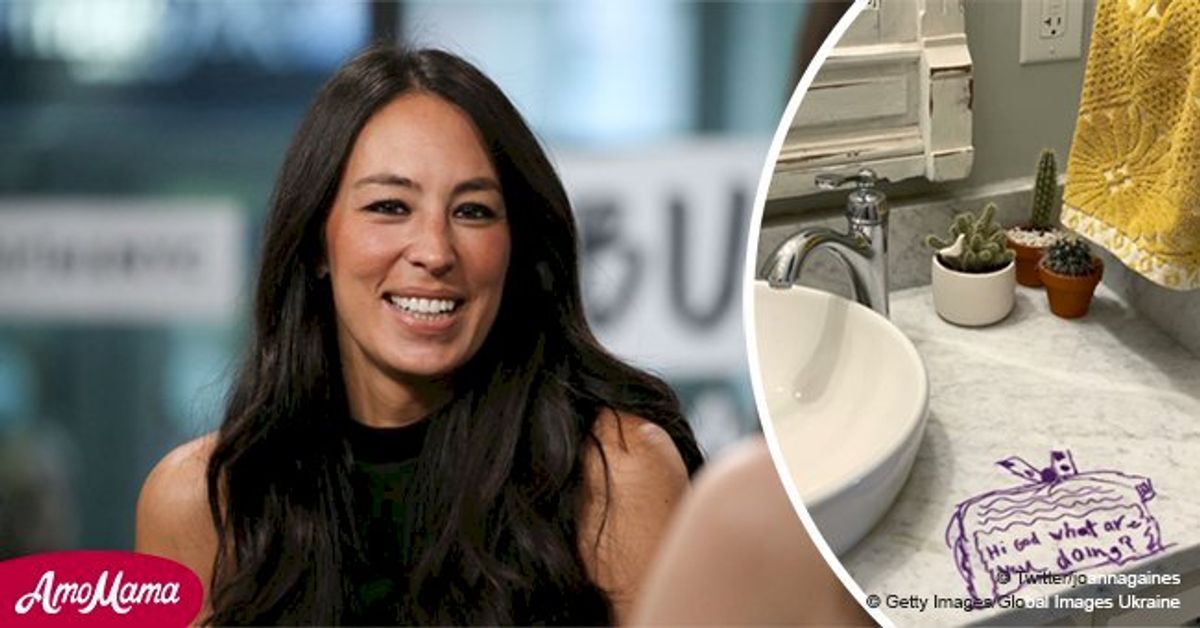 Joanna Gaines shares the sweet message to God her daughter drew on a