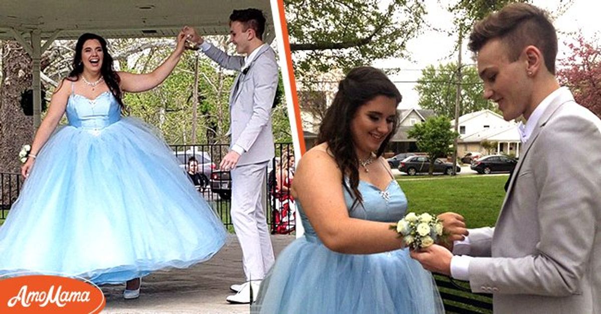 Girl Couldn't Afford Dream Prom Dress So Her Date Learned to Sew and ...
