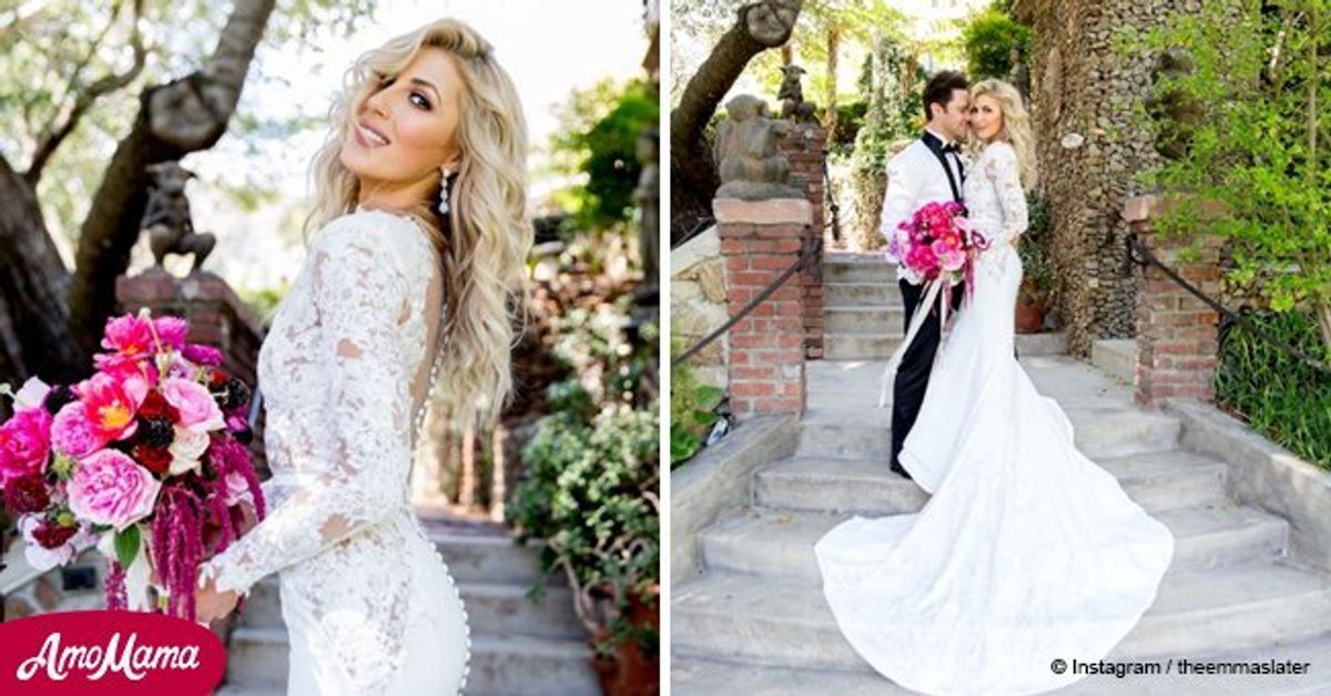 Emma Slater dons a bikini with shirtless Sasha Farber as they enjoy(02)