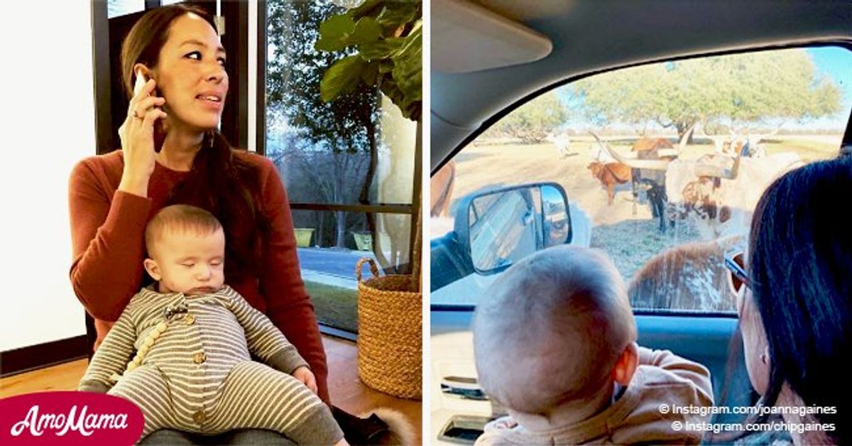 Joanna and Chip Gaines introduce baby son to ‘farm life,’ sharing