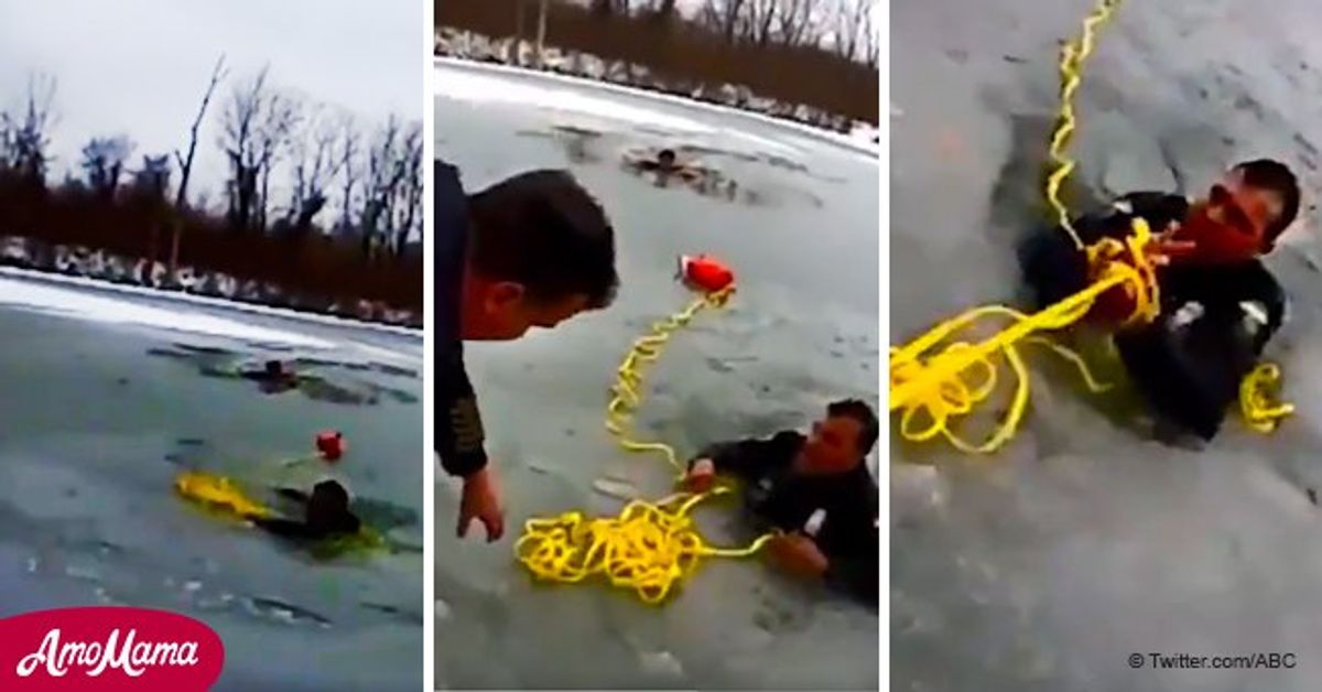 Police Rescues Teenager Daring rescue: Police officers help teenager and colleague who fell ...