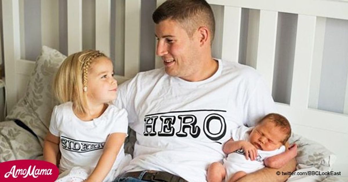 Father Meets His Newborn Baby Three Hours before He Dies