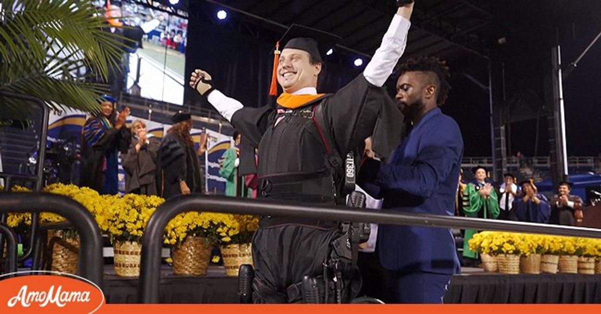 Student Paralyzed since 2015 Walks across Stage to Receive His Master's ...