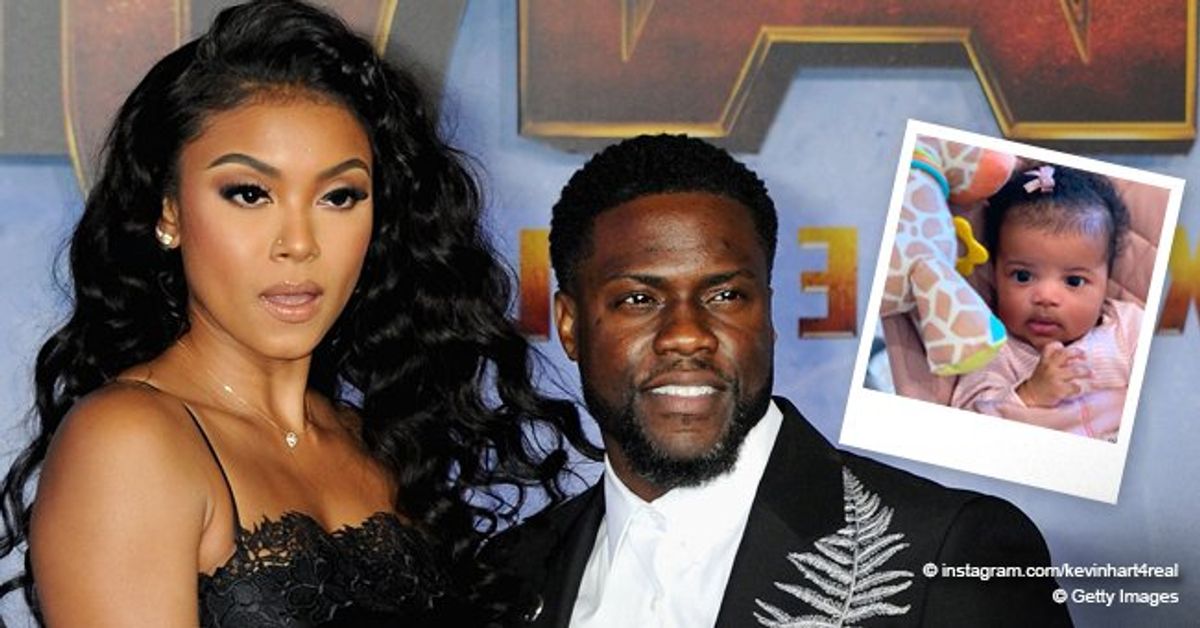 Kevin Hart Shows His Adorable Daughter Kaori Mai with a Pink Bow in Her ...