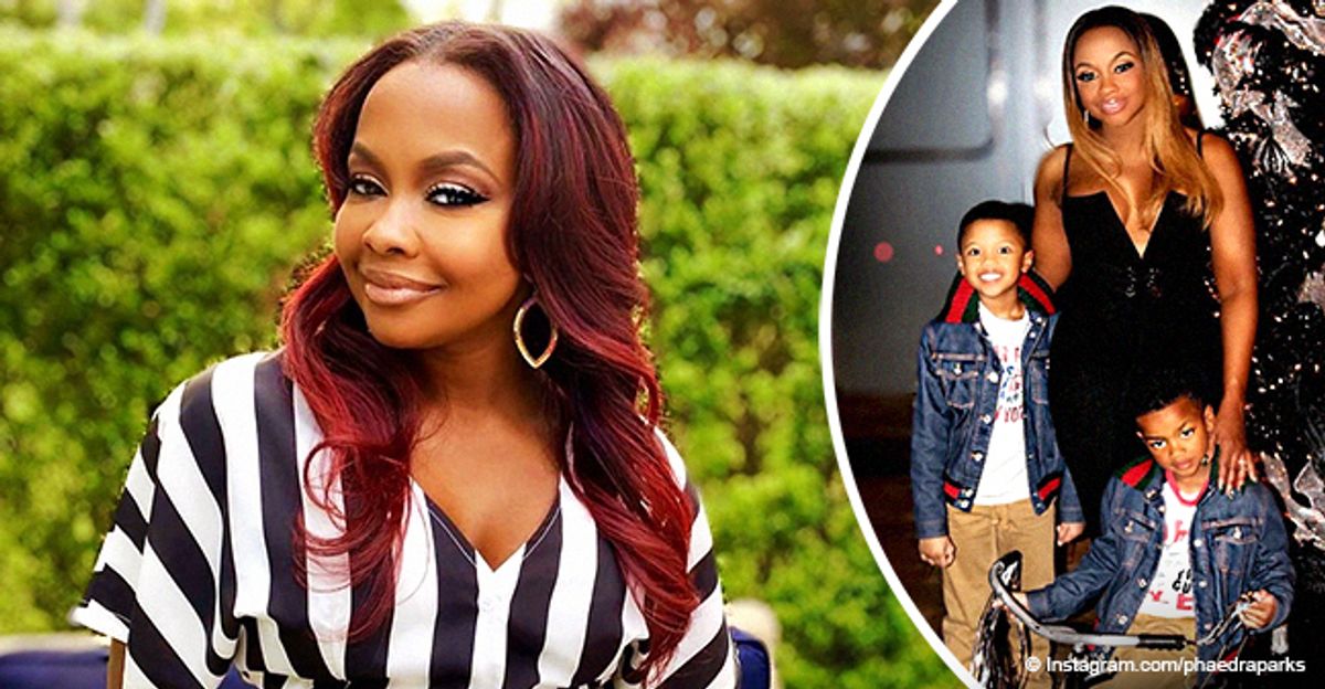 Phaedra Parks of RHOA Fame Stuns in Tight Black Dress in Photo with Her