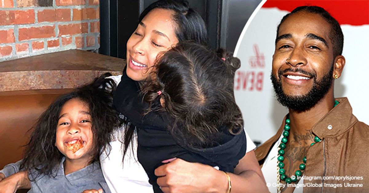 Omarion's Ex Apryl Jones Cuddles Her Kids in New Family Photo