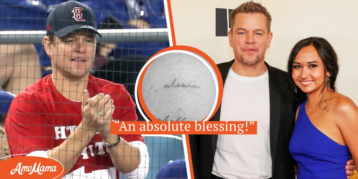 “His Own Flesh and Blood” Matt Damon Wears Tattoo of Adopted Daughter