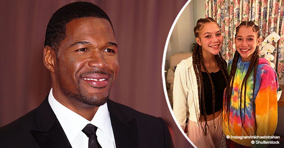 Michael Strahan Shares Adorable Photo of His Twin Daughters Sophia and ...