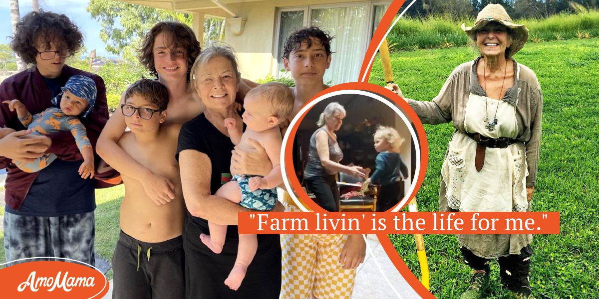 Roseanne Barr Picks Oranges and Dances with Beloved Grandchildren — Her