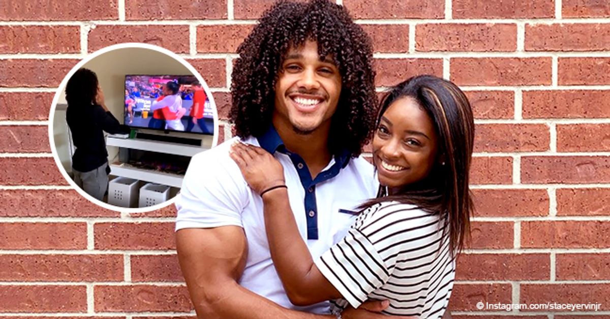 Simone Biles' Man Stacey Ervin Jr Praises Her after the Gymnast's 5th ...