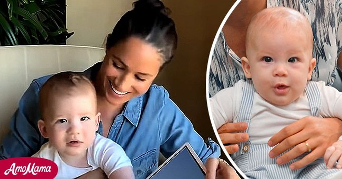 Baby Archie Makes an Appearance Sitting on Meghan Markle's Lap in an ...