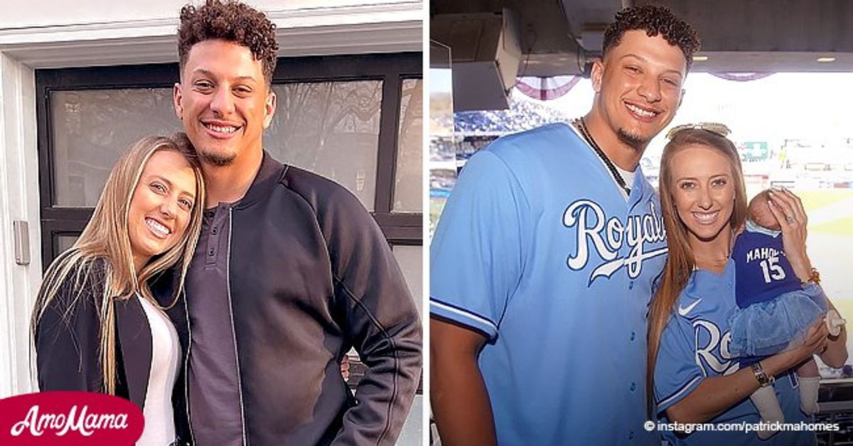 NFL Star Patrick Mahomes & Fiancée Brittany Matthews Celebrate 9th(01)